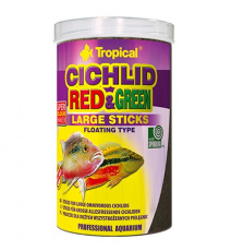 Tropical CICHLID RED&GREEN LARGE STICKS 1000 ML