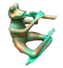 Aqua Nova F-FROGFLUTE-OTT Figurka żaba z fletem