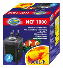 Aqua Nova Filtr zewnętrzny kubełkowy NCF-1000 do akwarium do 300l