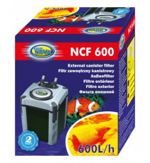 Aqua Nova Filtr zewnętrzny kubełkowy NCF-600 do akwarium do 150l