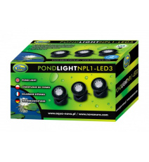 Aqua Nova NPL1-LED3 Wodoodporna lampa LED  3x1,6W 12V