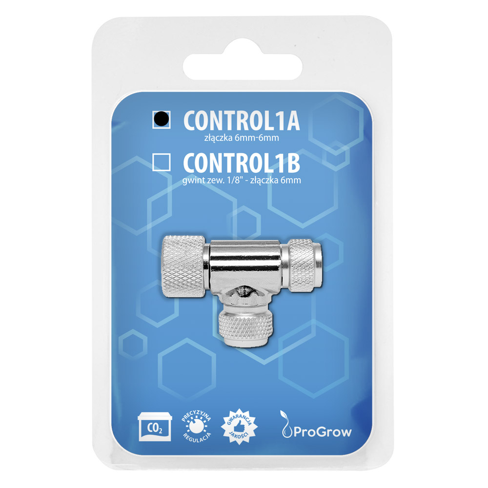 ProGrow CONTROL1A zaworek do CO2 złączki 6mm ultra precyzja