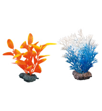 Tetra Decoart Plantastics Xs Mix Rośliny sztuczne kolorowe 6 sztuk