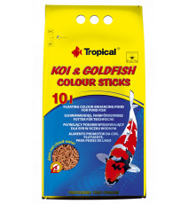 Tropical KOI&GOLDFISH COLOUR STICKS 10L Worek